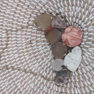 Stone Anthropologie necklace